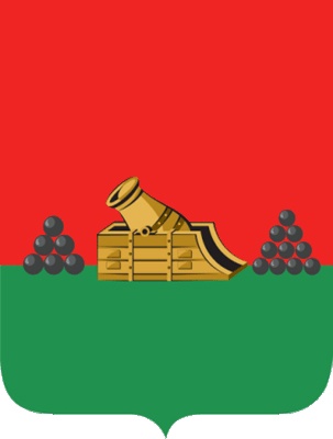 Герб Брянска, утвержденный в 2016 г. и внесенный в Государственный геральдический регистр РФ под № 10000